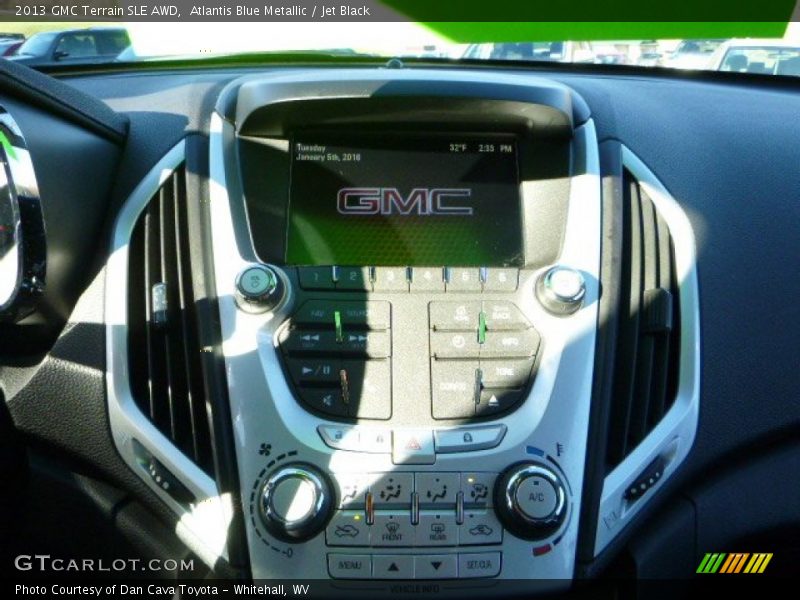 Atlantis Blue Metallic / Jet Black 2013 GMC Terrain SLE AWD