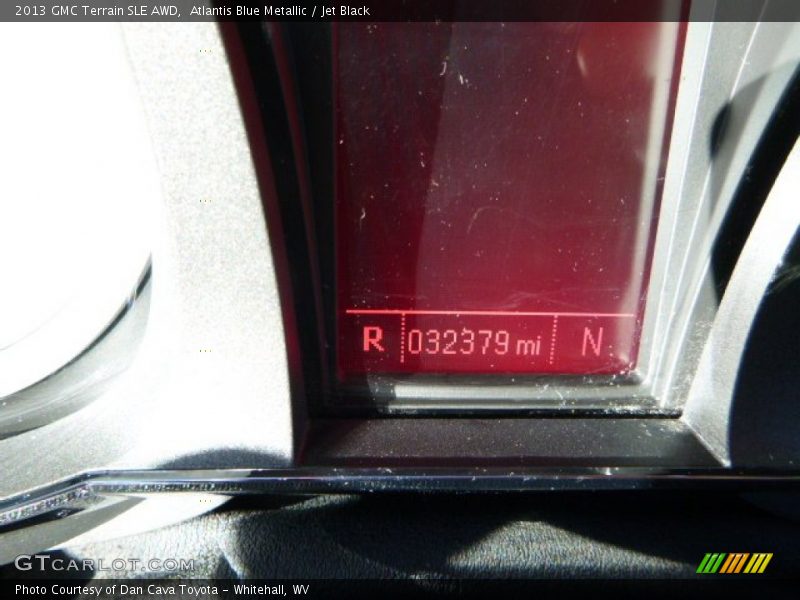 Atlantis Blue Metallic / Jet Black 2013 GMC Terrain SLE AWD
