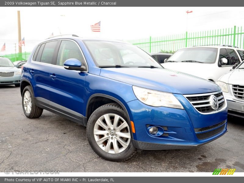 Sapphire Blue Metallic / Charcoal 2009 Volkswagen Tiguan SE