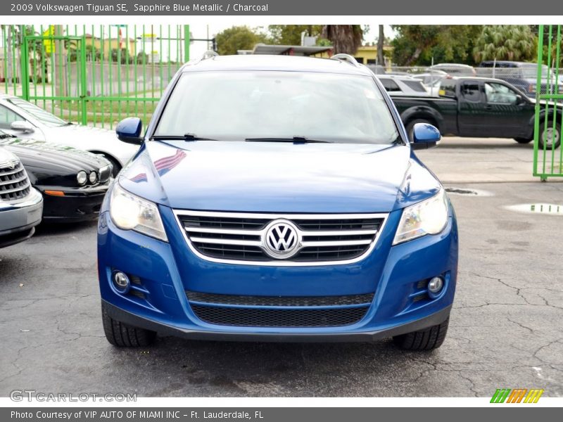 Sapphire Blue Metallic / Charcoal 2009 Volkswagen Tiguan SE