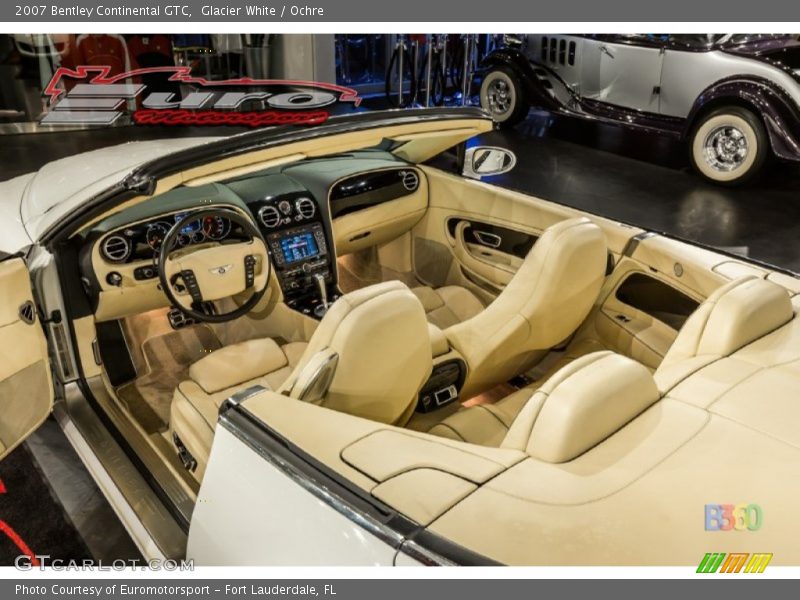 Glacier White / Ochre 2007 Bentley Continental GTC