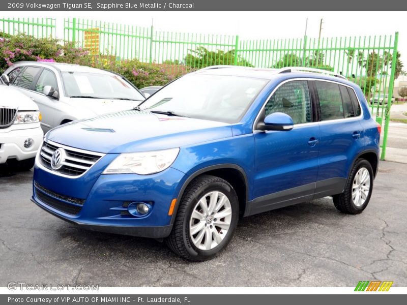 Sapphire Blue Metallic / Charcoal 2009 Volkswagen Tiguan SE