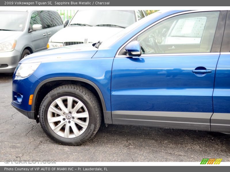 Sapphire Blue Metallic / Charcoal 2009 Volkswagen Tiguan SE