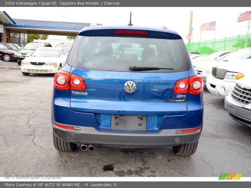 Sapphire Blue Metallic / Charcoal 2009 Volkswagen Tiguan SE