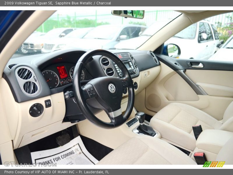 Sapphire Blue Metallic / Charcoal 2009 Volkswagen Tiguan SE