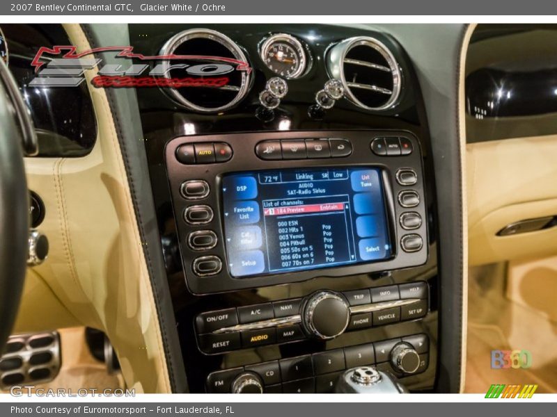 Glacier White / Ochre 2007 Bentley Continental GTC