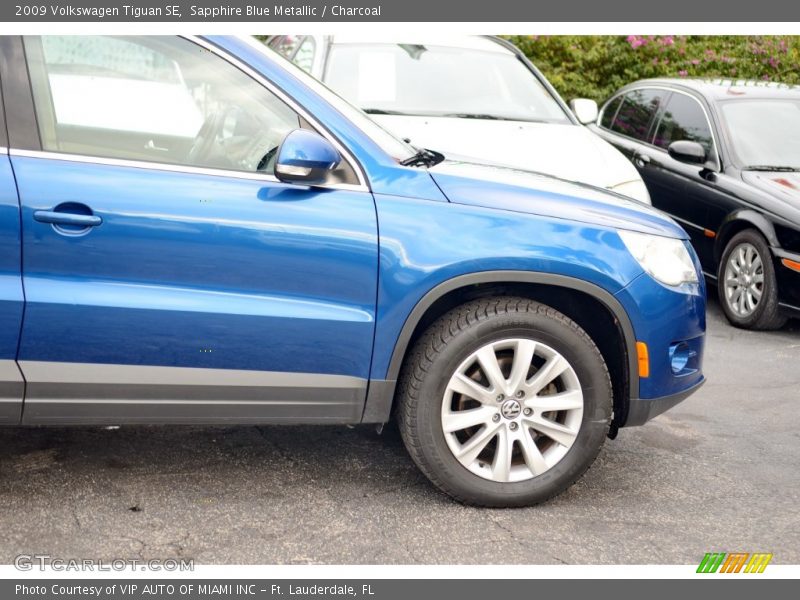 Sapphire Blue Metallic / Charcoal 2009 Volkswagen Tiguan SE