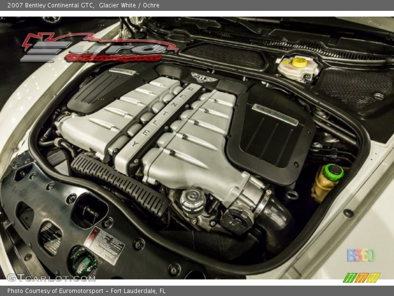 Glacier White / Ochre 2007 Bentley Continental GTC