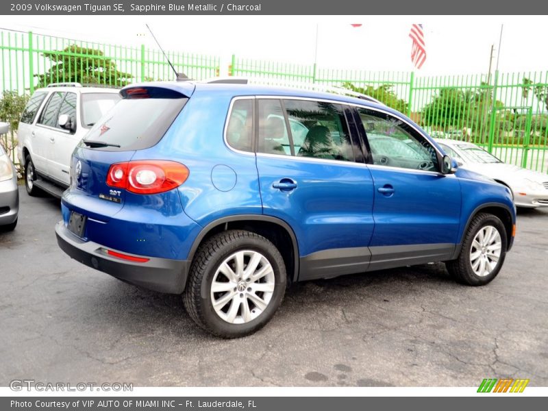 Sapphire Blue Metallic / Charcoal 2009 Volkswagen Tiguan SE