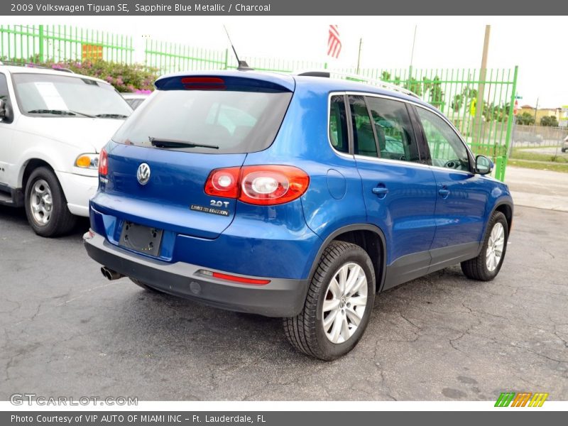 Sapphire Blue Metallic / Charcoal 2009 Volkswagen Tiguan SE