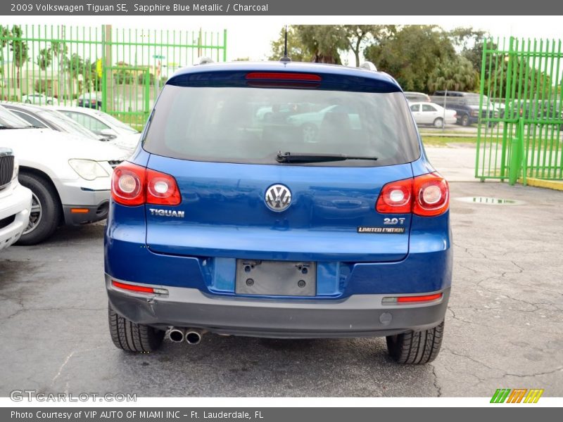 Sapphire Blue Metallic / Charcoal 2009 Volkswagen Tiguan SE
