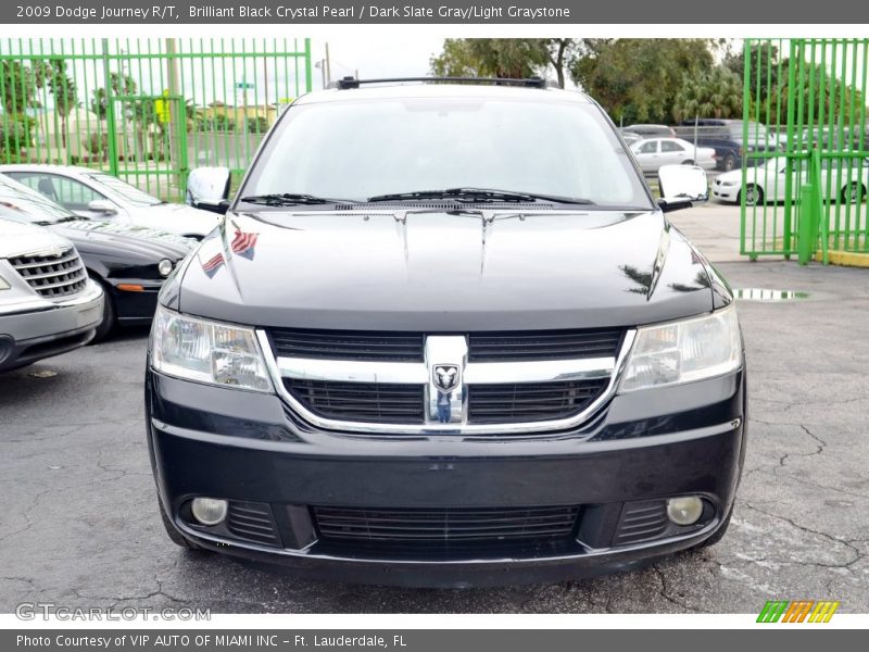Brilliant Black Crystal Pearl / Dark Slate Gray/Light Graystone 2009 Dodge Journey R/T