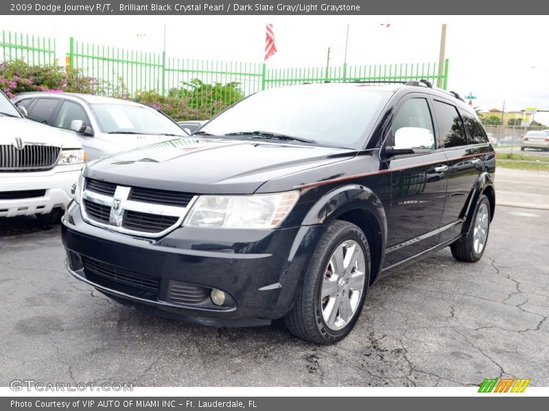 Brilliant Black Crystal Pearl / Dark Slate Gray/Light Graystone 2009 Dodge Journey R/T