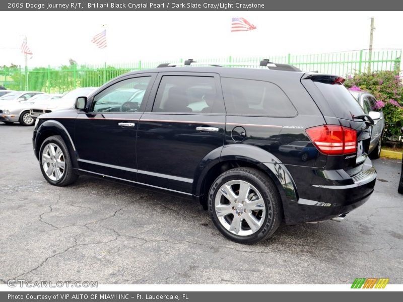 Brilliant Black Crystal Pearl / Dark Slate Gray/Light Graystone 2009 Dodge Journey R/T