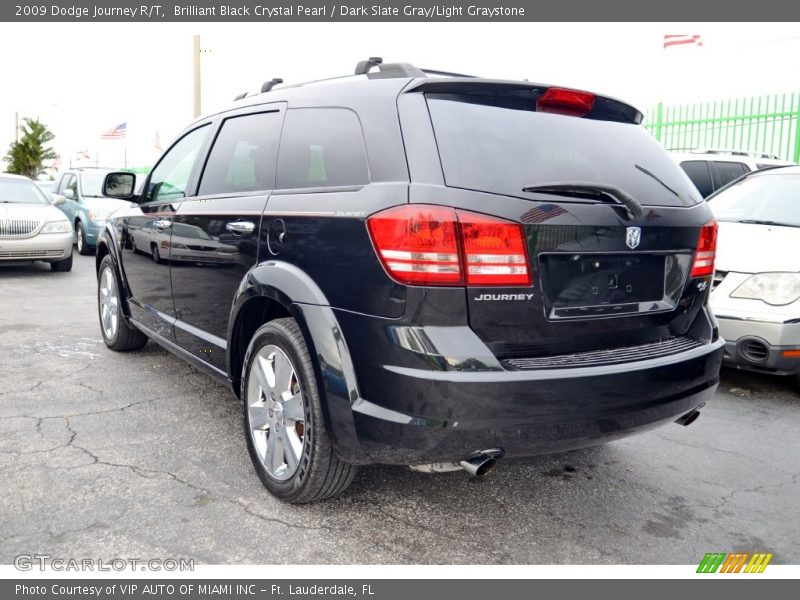 Brilliant Black Crystal Pearl / Dark Slate Gray/Light Graystone 2009 Dodge Journey R/T