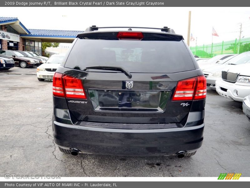Brilliant Black Crystal Pearl / Dark Slate Gray/Light Graystone 2009 Dodge Journey R/T
