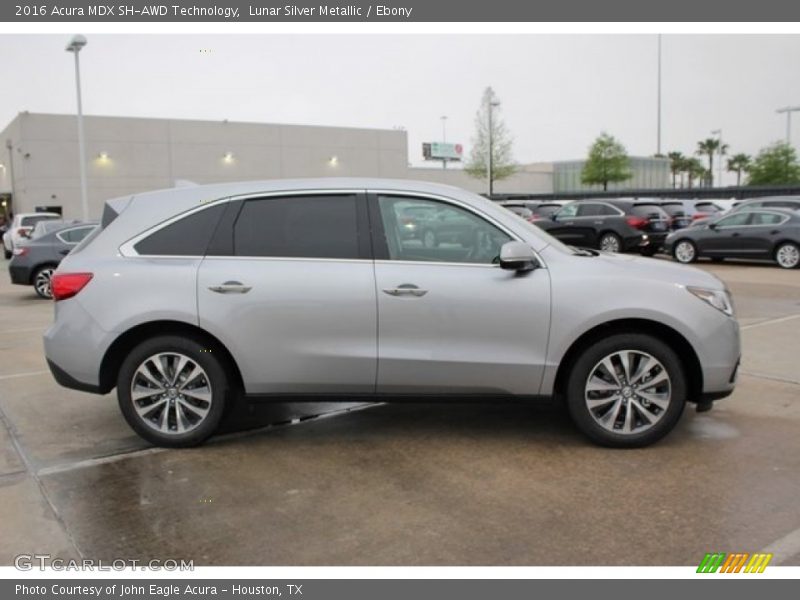Lunar Silver Metallic / Ebony 2016 Acura MDX SH-AWD Technology