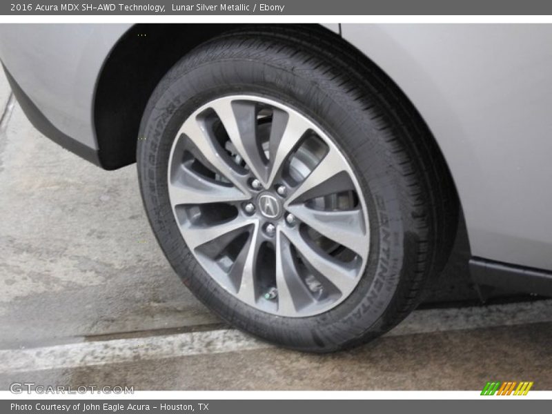 Lunar Silver Metallic / Ebony 2016 Acura MDX SH-AWD Technology