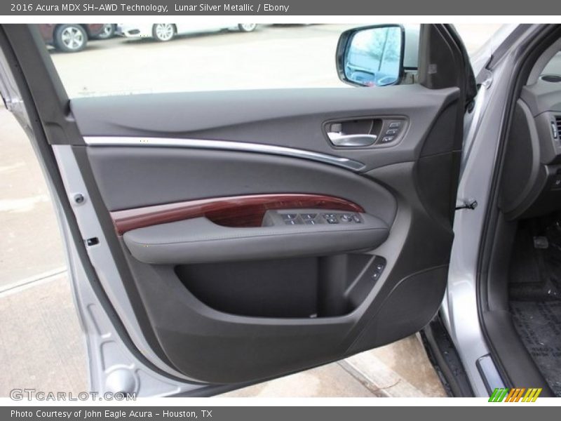Lunar Silver Metallic / Ebony 2016 Acura MDX SH-AWD Technology