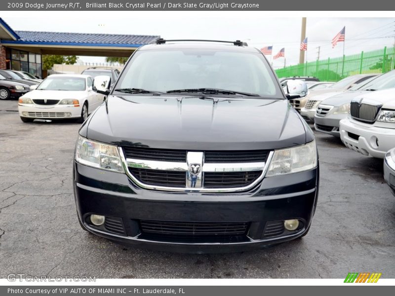 Brilliant Black Crystal Pearl / Dark Slate Gray/Light Graystone 2009 Dodge Journey R/T