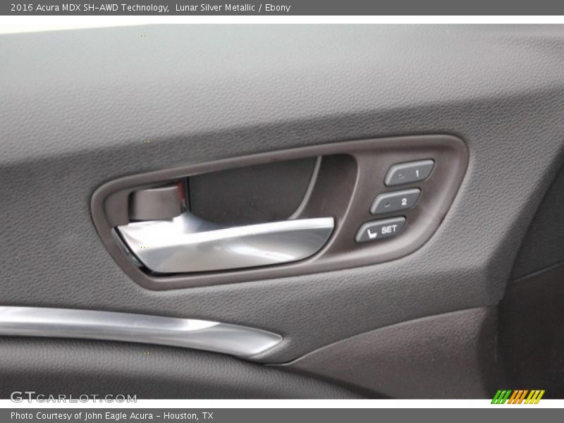 Lunar Silver Metallic / Ebony 2016 Acura MDX SH-AWD Technology