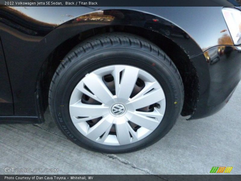 Black / Titan Black 2012 Volkswagen Jetta SE Sedan