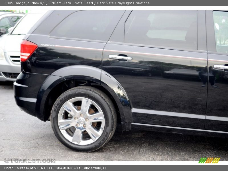 Brilliant Black Crystal Pearl / Dark Slate Gray/Light Graystone 2009 Dodge Journey R/T