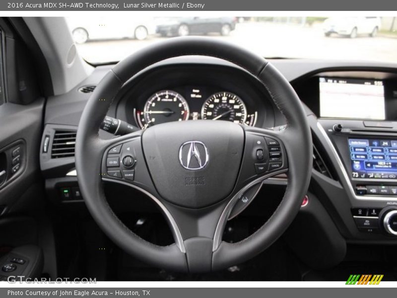 Lunar Silver Metallic / Ebony 2016 Acura MDX SH-AWD Technology