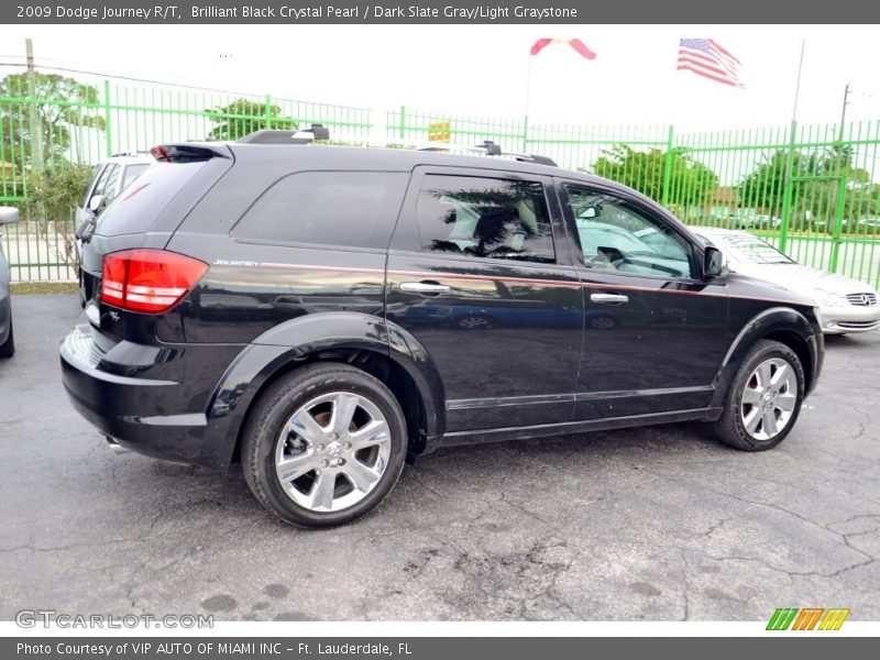 Brilliant Black Crystal Pearl / Dark Slate Gray/Light Graystone 2009 Dodge Journey R/T
