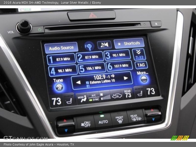 Lunar Silver Metallic / Ebony 2016 Acura MDX SH-AWD Technology