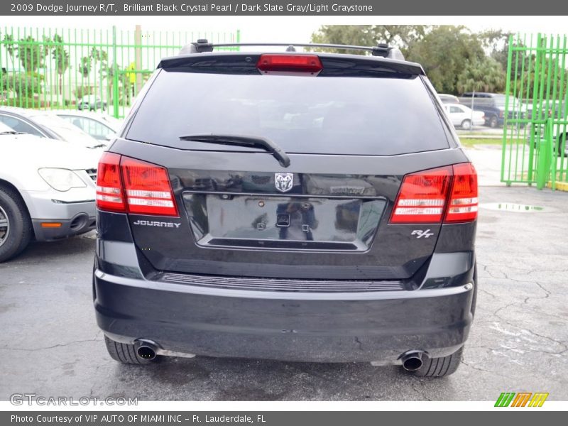 Brilliant Black Crystal Pearl / Dark Slate Gray/Light Graystone 2009 Dodge Journey R/T