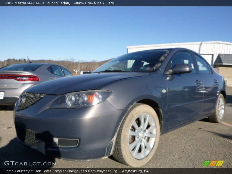 Galaxy Gray Mica / Black 2007 Mazda MAZDA3 i Touring Sedan