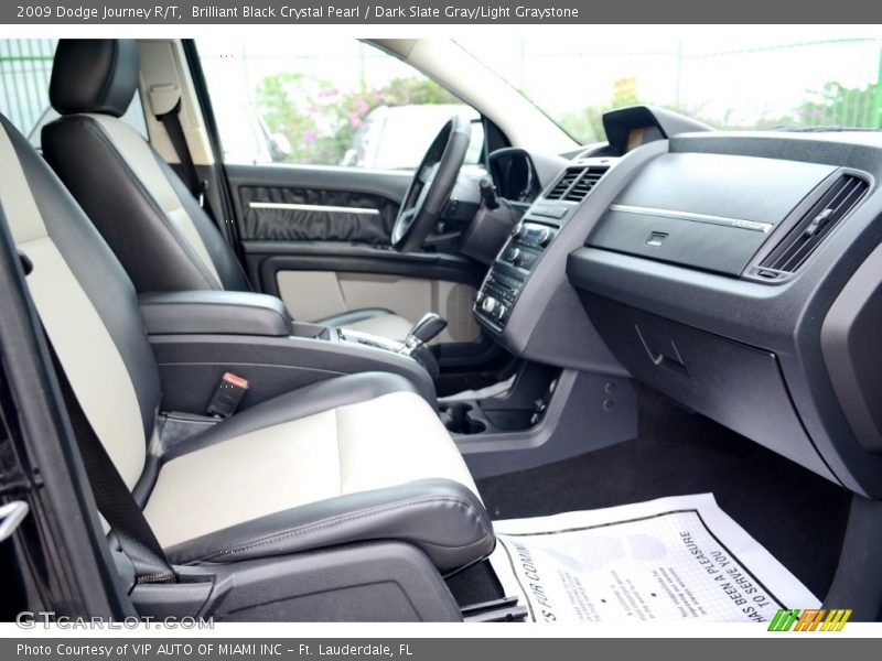 Brilliant Black Crystal Pearl / Dark Slate Gray/Light Graystone 2009 Dodge Journey R/T