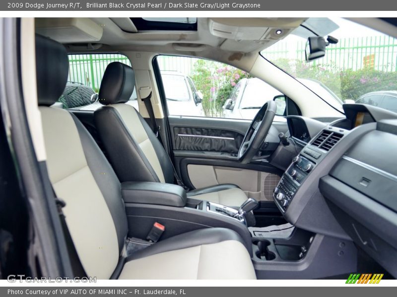 Brilliant Black Crystal Pearl / Dark Slate Gray/Light Graystone 2009 Dodge Journey R/T