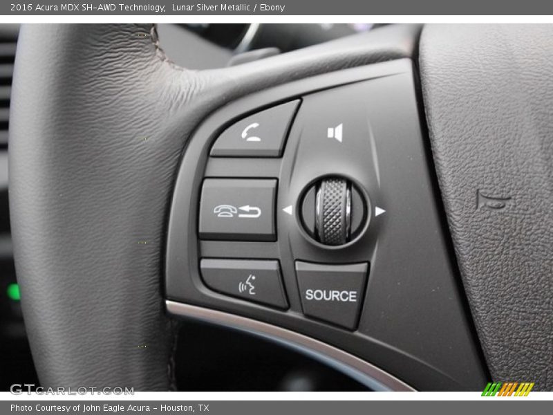 Lunar Silver Metallic / Ebony 2016 Acura MDX SH-AWD Technology