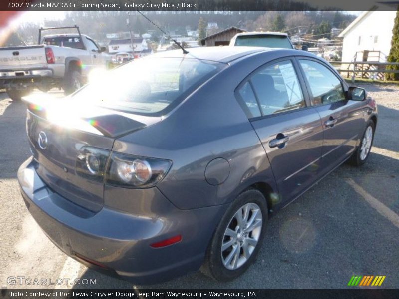 Galaxy Gray Mica / Black 2007 Mazda MAZDA3 i Touring Sedan