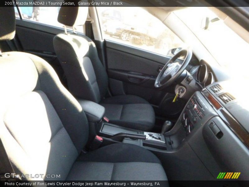 Galaxy Gray Mica / Black 2007 Mazda MAZDA3 i Touring Sedan