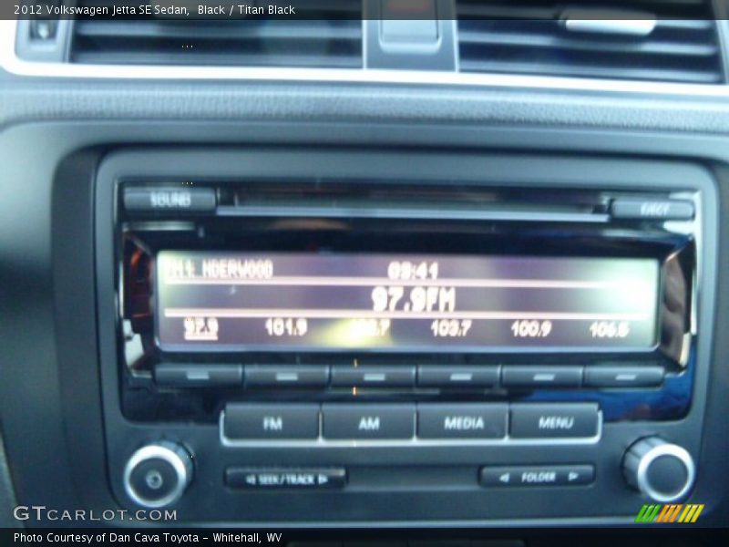 Black / Titan Black 2012 Volkswagen Jetta SE Sedan