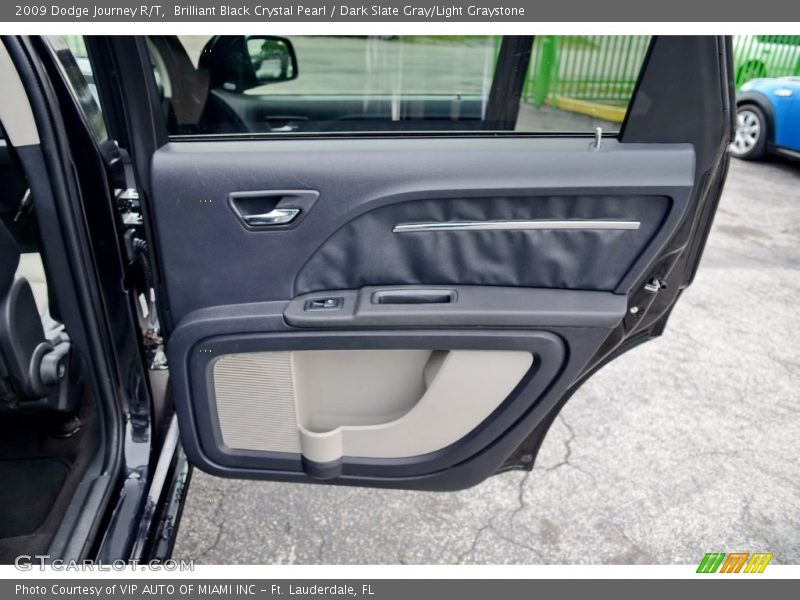 Brilliant Black Crystal Pearl / Dark Slate Gray/Light Graystone 2009 Dodge Journey R/T