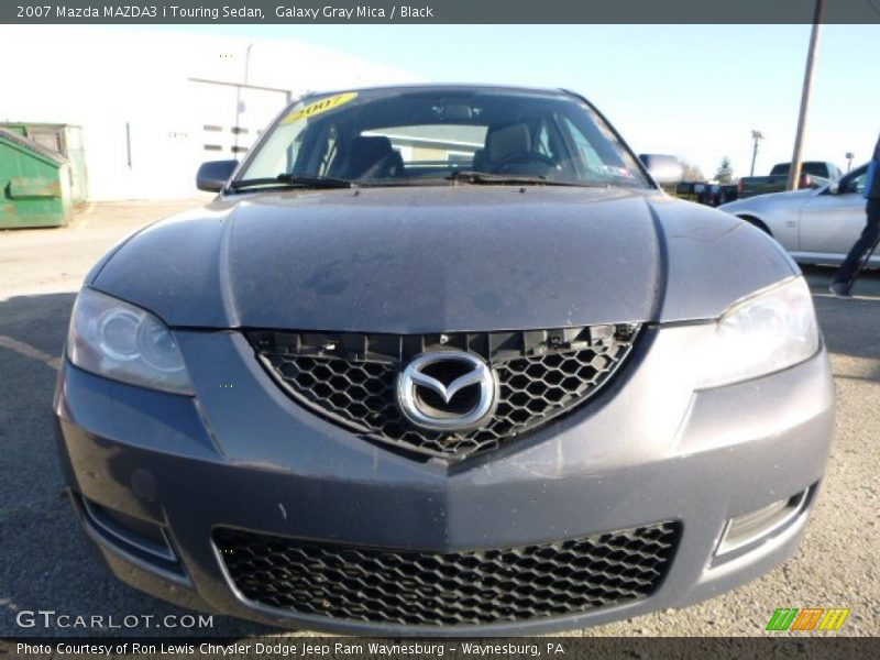 Galaxy Gray Mica / Black 2007 Mazda MAZDA3 i Touring Sedan