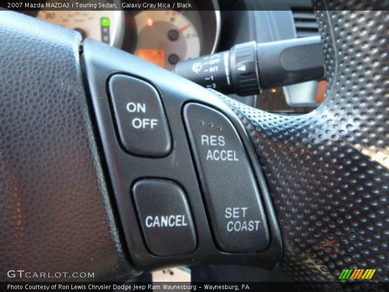 Galaxy Gray Mica / Black 2007 Mazda MAZDA3 i Touring Sedan