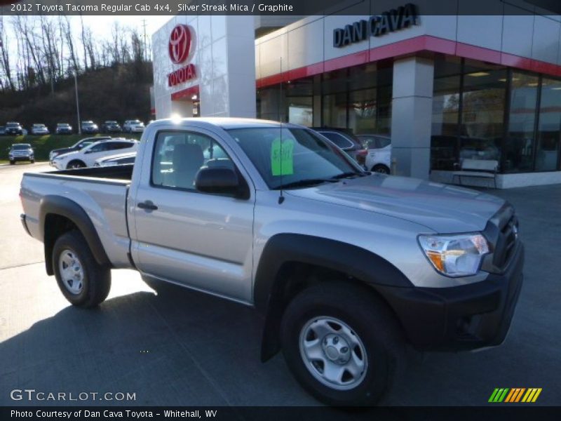 Silver Streak Mica / Graphite 2012 Toyota Tacoma Regular Cab 4x4
