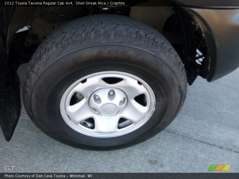 Silver Streak Mica / Graphite 2012 Toyota Tacoma Regular Cab 4x4
