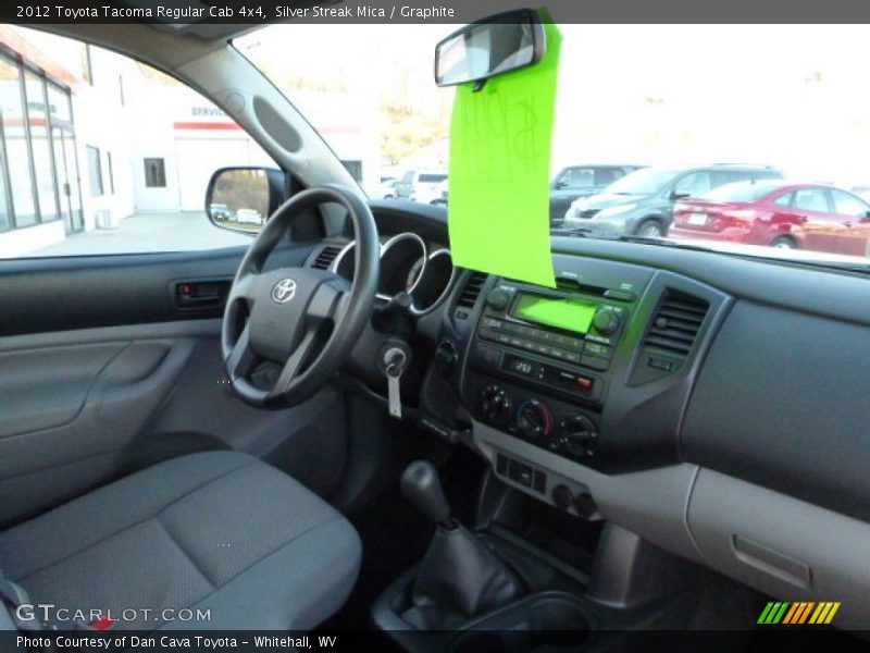 Silver Streak Mica / Graphite 2012 Toyota Tacoma Regular Cab 4x4