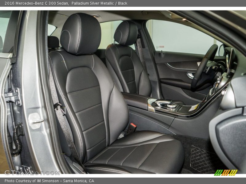 Palladium Silver Metallic / Black 2016 Mercedes-Benz C 300 Sedan