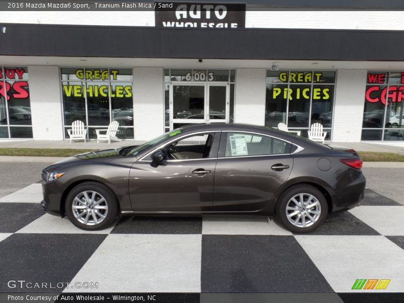 Titanium Flash Mica / Sand 2016 Mazda Mazda6 Sport