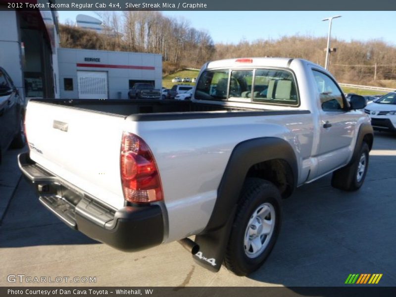 Silver Streak Mica / Graphite 2012 Toyota Tacoma Regular Cab 4x4