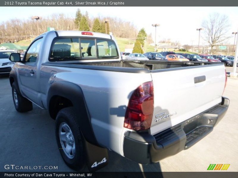 Silver Streak Mica / Graphite 2012 Toyota Tacoma Regular Cab 4x4