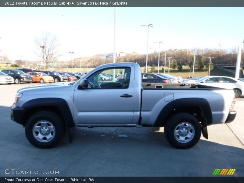 Silver Streak Mica / Graphite 2012 Toyota Tacoma Regular Cab 4x4