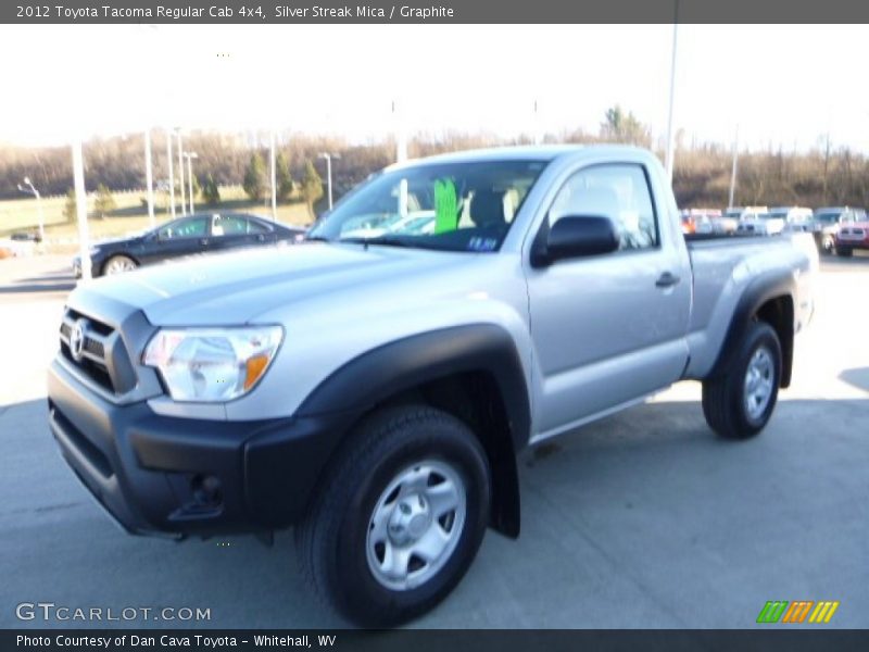 Silver Streak Mica / Graphite 2012 Toyota Tacoma Regular Cab 4x4